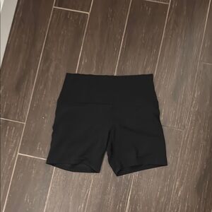 Black High-Waisted Shorts